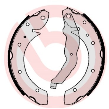 BREMBO Szczki hamulcowe - komplet S 06 506