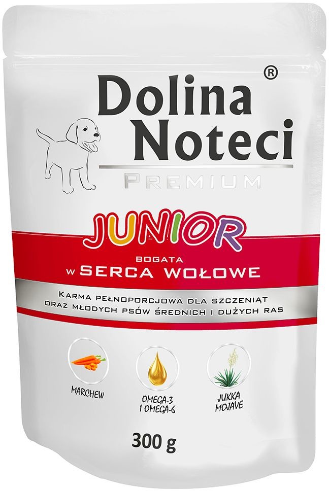 Dolina Noteci Megapakiet Junior, 20 x 300 g - Bogata w serca wołowe