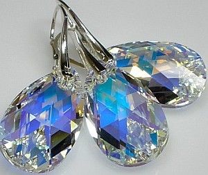 Arande Swarovski Piękny Komplet Migdały Aurora 2105052694