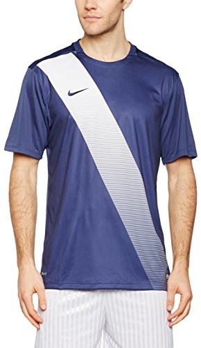 Nike Sash Jsy koszulka treningowa z krótkim rękawem, niebieski, XL 645497-410-XL