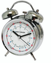 Atrix Super cichy budzik metalowy z dzwonkami #do nauki ATB045ED