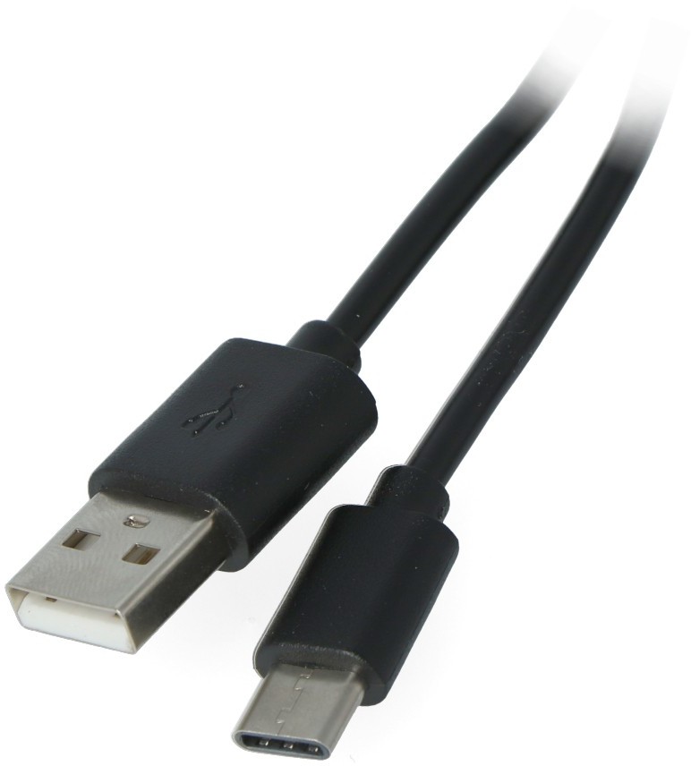 eXtreme Przewód USB A 2.0 - USB C czarny - 1,5m TKN-14839