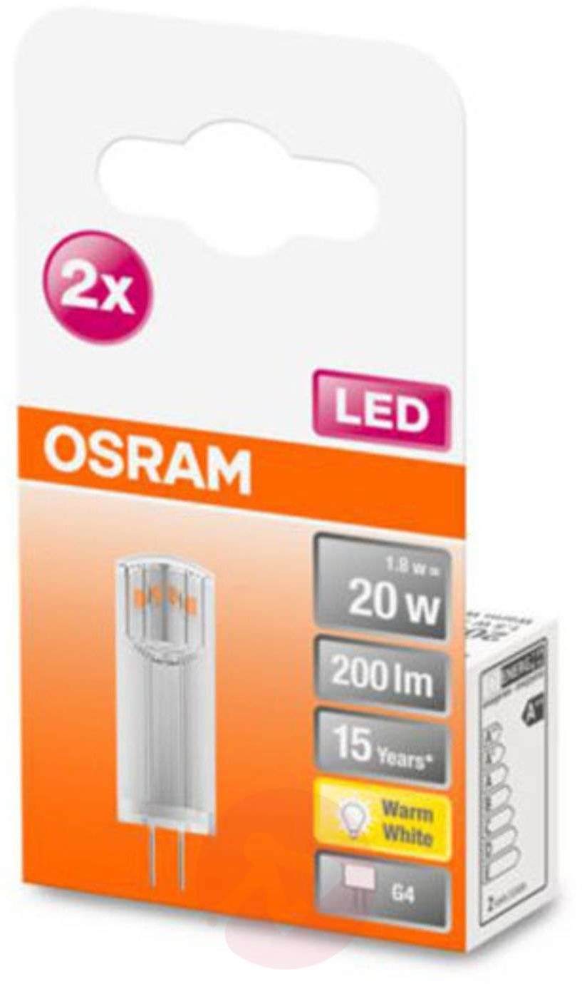 Osram żarówka sztyft LED G4 1,8W 2 700 K 2 szt.