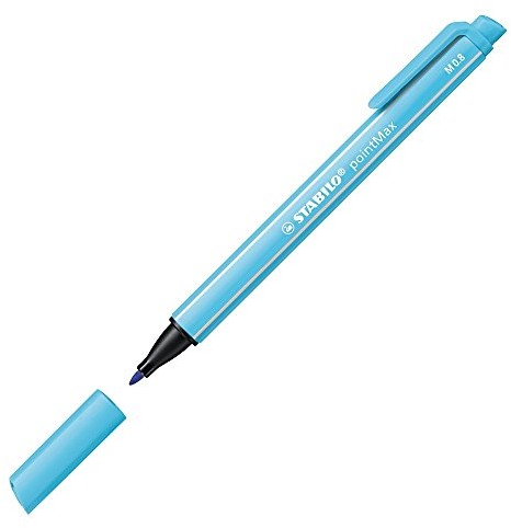 STABILO Stabilo 488/32 felt Pen, pointmax, 10er Pack, niebieski 488/57