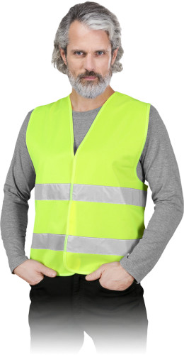 OGRIFOX KAMIZELKA OSTRZEGAWCZA XL - OX-LUMI Y ab_OXLUMIYXL