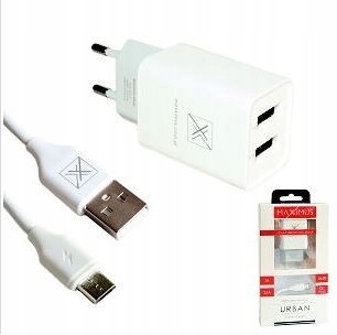 Ładowarka sieciowa Maxximus 3,1A + Micro Usb