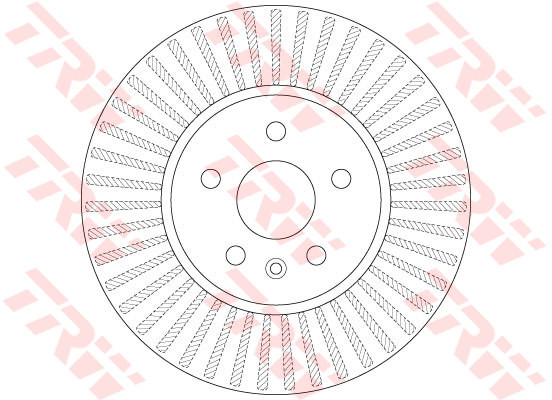 TRW Tarcza hamulcowa DF6629