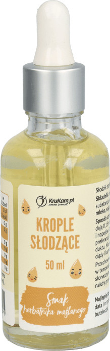 KruKam Aromat Zero Ciasteczkowy bez dodatku cukru i tłuszczu 50ml