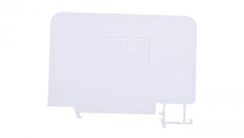 Simet Ścianka rozdzielająca szara T922 17922302 /25szt./ 17922302