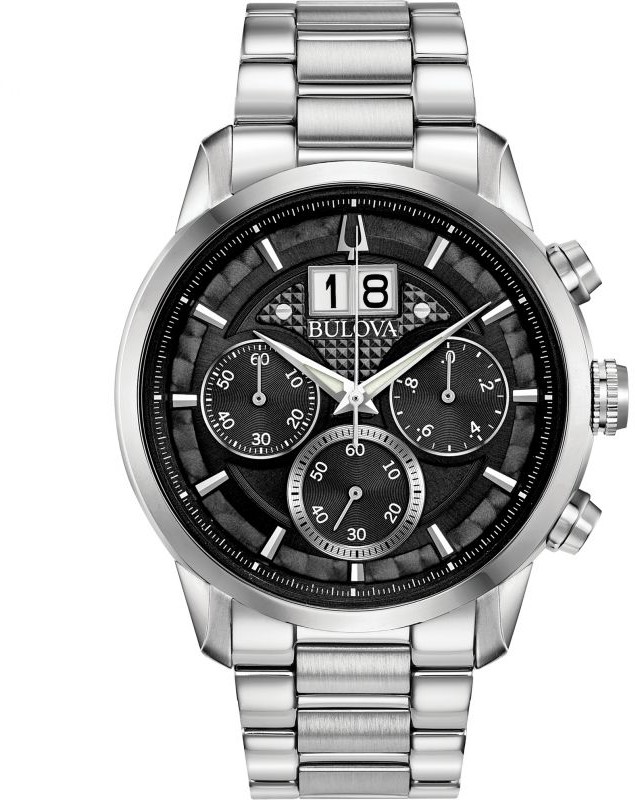 Bulova Zegarek męski Sutton Big Date 96B319