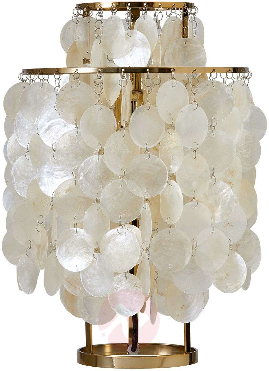 Verpan Fun 2TM -lampa stołowa masa perłowa mosiądz