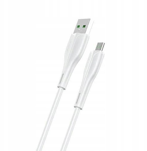 USAMS Kabel U38 microUSB 4A Fast Charge for OPPO 1m biały/white SJ375USB02 (US-SJ375)