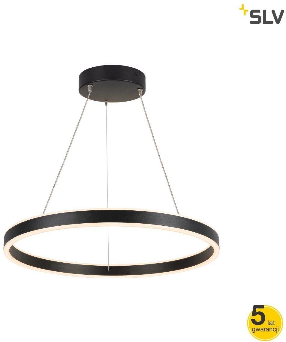 Spotline SLV ONE 60 PD PHASE UP/DOWN wewnętrzna lampa wisząca LED czarna przełącznik CCT 2700/3000 K 1004759) SLV 1004759