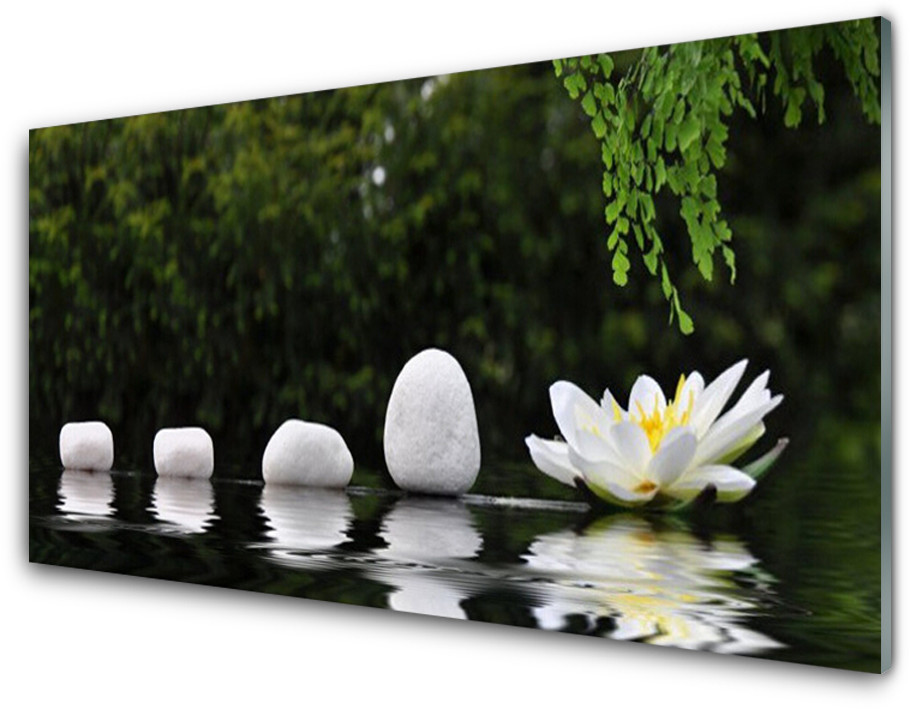 Tulup.pl Panel Kuchenny Kwiat Lotosu Grążel 120x60cm