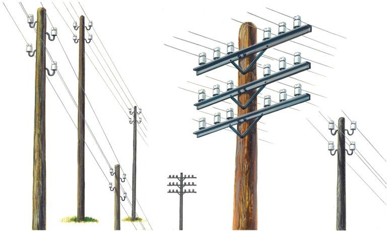 Italeri Słupy telegraficzne 0404