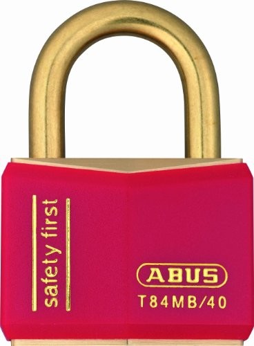 Abus ABUS  T84MB/40 Kłódka 40 MM RED Safety First nierdzewne  abut844 0red 22715