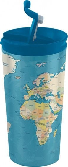 I-Drink I-Drink termos kubek card dwuścienny 350 ml stal nierdzewna niebieski twm_938068