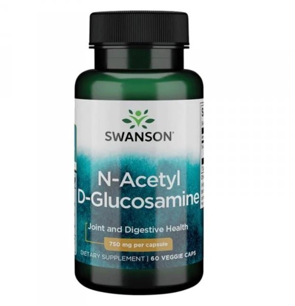 SWANSON N-Acetyl D-Glucosamine(N-A-G) 750mg 60kasp. wege SW438