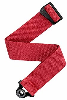 D'Addario D'Addario automatyczny zamek Polypro pasek do gitary czerwony PWSAL401