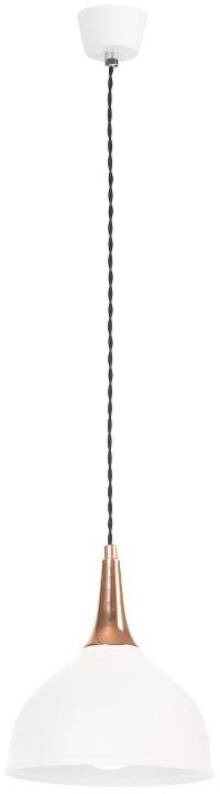 Lampex Lampa wisząca Niko, biała, 40 W, 80x22 cm
