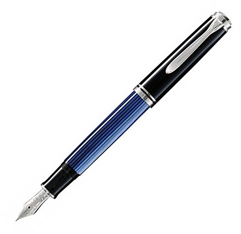 Pelikan fountain Pen Souverän  punkt w piśmie EF, wielokolorowy M405