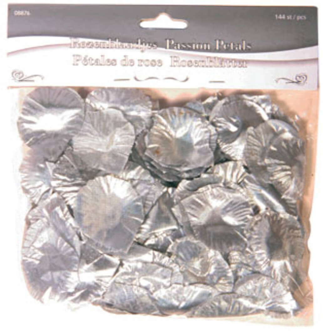 Folat Płatki róż - srebrne - 144 szt. F08876