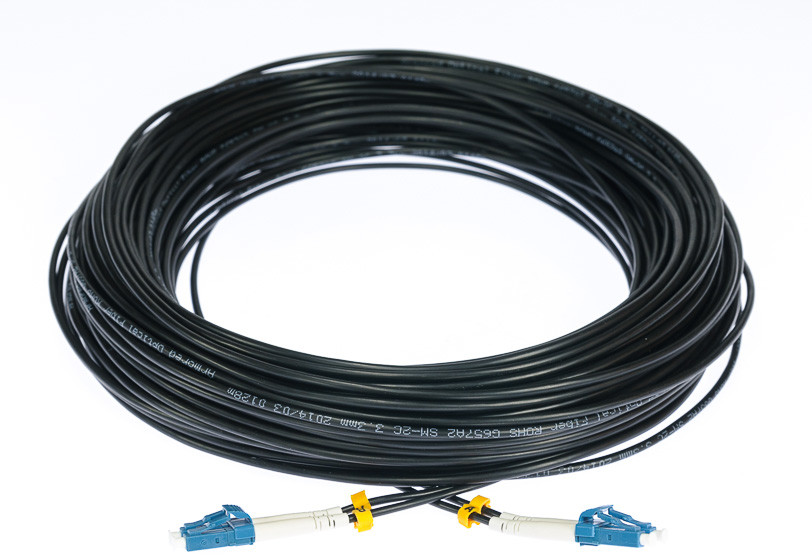 Opto Patchcord zbrojony outdoor Opto LC/UPC-LC/UPC SM duplex 10m