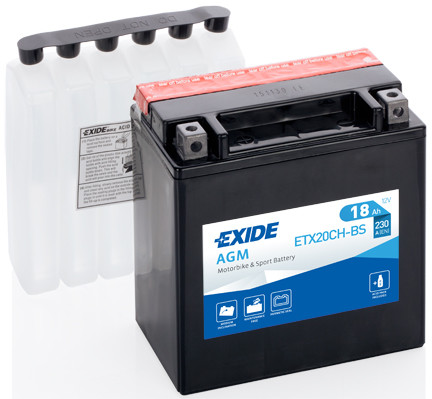 Exide 12V 18AH/230A L+ ETX20CH-BS