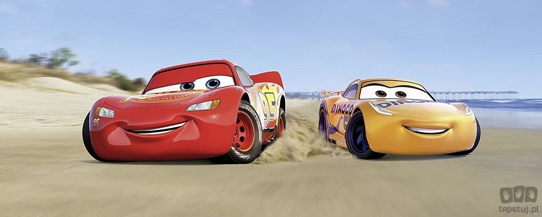 Komar Fototapeta Cars 3 Beach 003-DVD1 003-DVD1