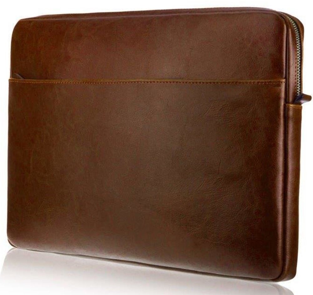 KEMER Pokrowiec skórzany na laptopa 15' SA24A Brązowy POKROWIEC NA LAPTOPA SA24A 15CALI VINTAGE BRO-0