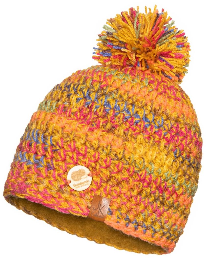 Naturalna czapka zimowa Handmade