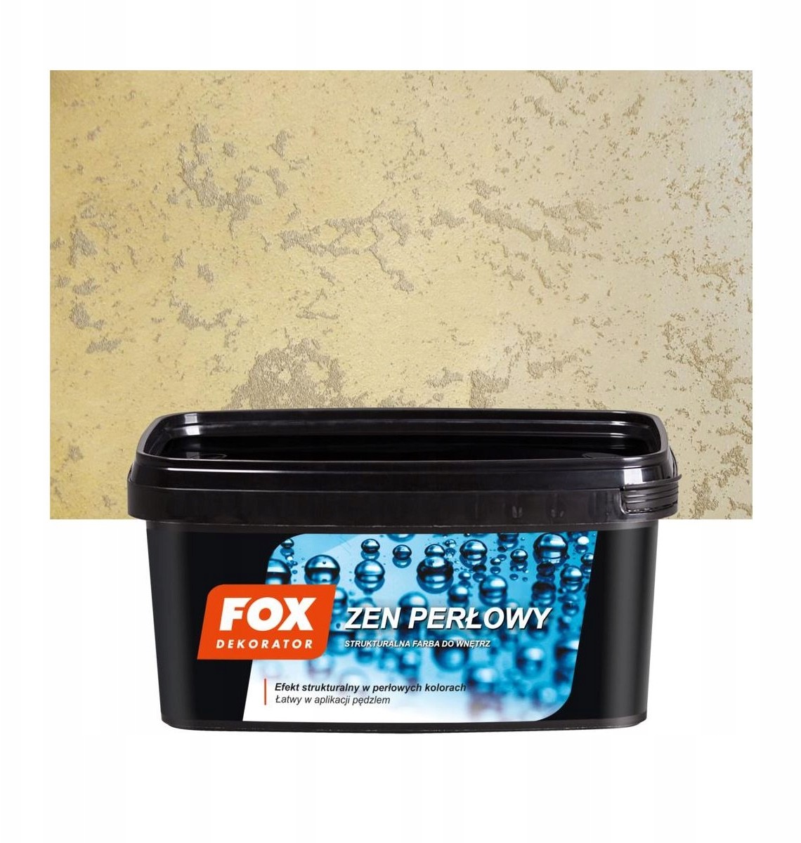 FOX Efekt strukturalny Zen Perłowy 1 l Naturalny len