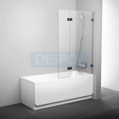 Ravak 151 Brilliant parawan nawannowy BVS2-100 R chrom + transparent 7UPA0A00Z1)
