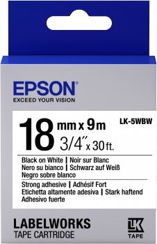 Epson Ribbon LK-5WBW White/Black C53S655012