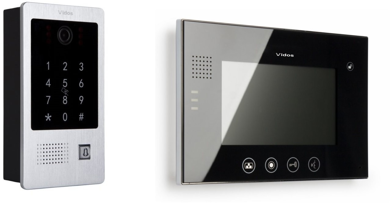 Vidos Zestaw wideodomofon M670B + S20DA SZYFR