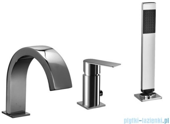 Paffoni Tango bateria wannowa 3-otworowa chrom TA040CR |