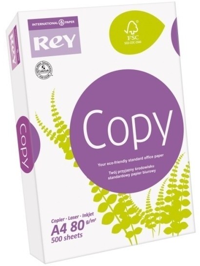 International Paper Papier ksero REY Copy A3 klasa C, 80g/m2, 500 arkuszy, CIE 146 Rabaty Porady Hurt Autoryzowana dystrybucja Szybka dostawa