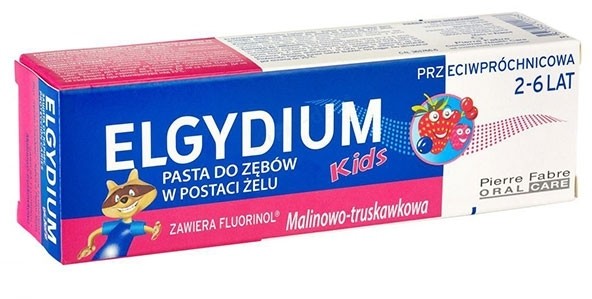 Pierre Fabre Elgydium Kids pasta do zębów dla dzieci o smaku malinowo-truskawkowym 50ml