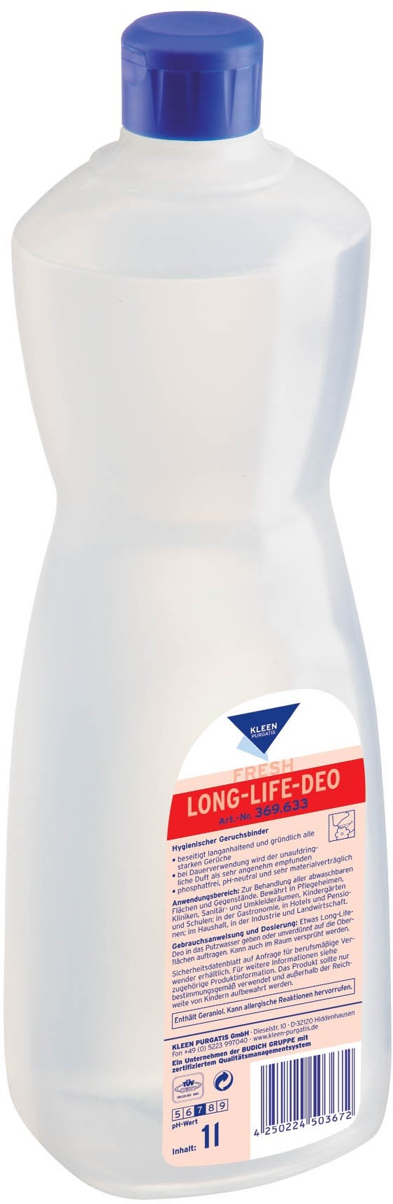 Kleen Long Life Deo - środek dwufazowy odświeżający powietrze