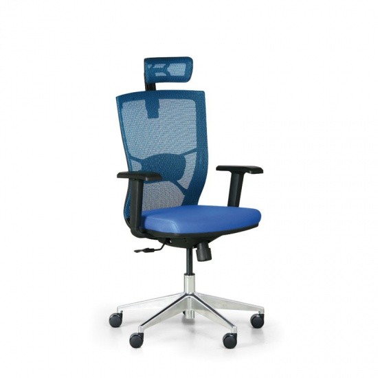 B2B Partner Krzesło biurowe Desi, niebieski X3-56AT-MF/NT02B16