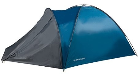 Dunlop Namiot kopułowy unisex dla dorosłych, niebieski/szary, 210 x 250 x 130