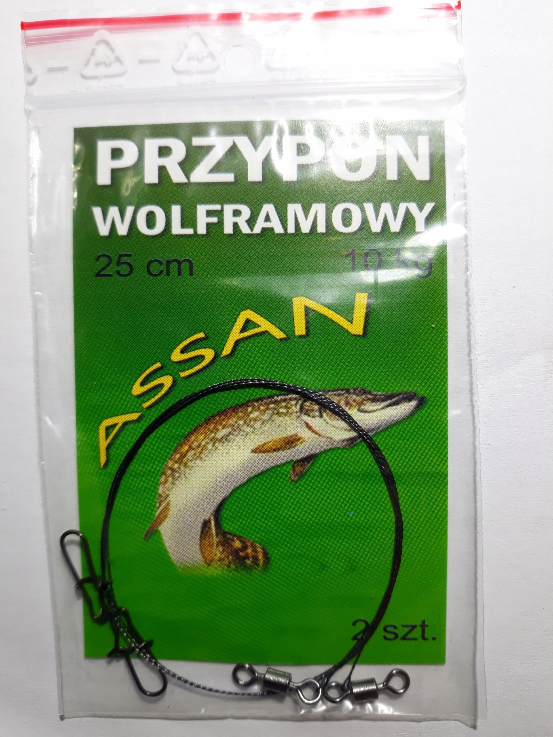 Assan Przypon Wolframowy 10kg 25cm