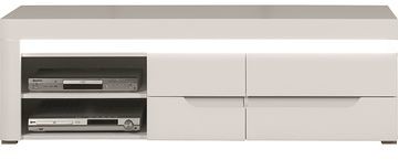 BogFran Szafka RTV IRMA IM-2 Biały + biały połysk