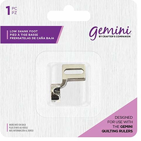 Crafters Companion Crafter's Companion Bliźnięta  niska stopa chwytu, srebrna, jeden rozmiar GEM-LS-FOOT