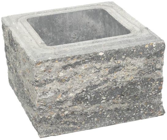 ZIEL-BRUK Pustak słupkowy CZTEROSTRONNIE ŁUPANY 30x30x19cm ZIEL-BRUK