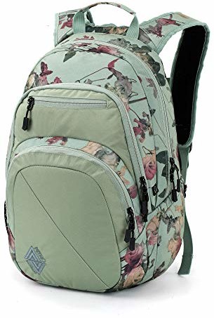 Nitro Nitro Stash plecak szkolny Schoolbag Daypack plecak damski torba szkolna piękny plecak na co dzień torba rowerowa, 29 l wielokolorowa Dead Flower 29L 1131-878011