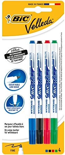 BIC 4 flamastrów, do celów velléda sortowane BIC199002724