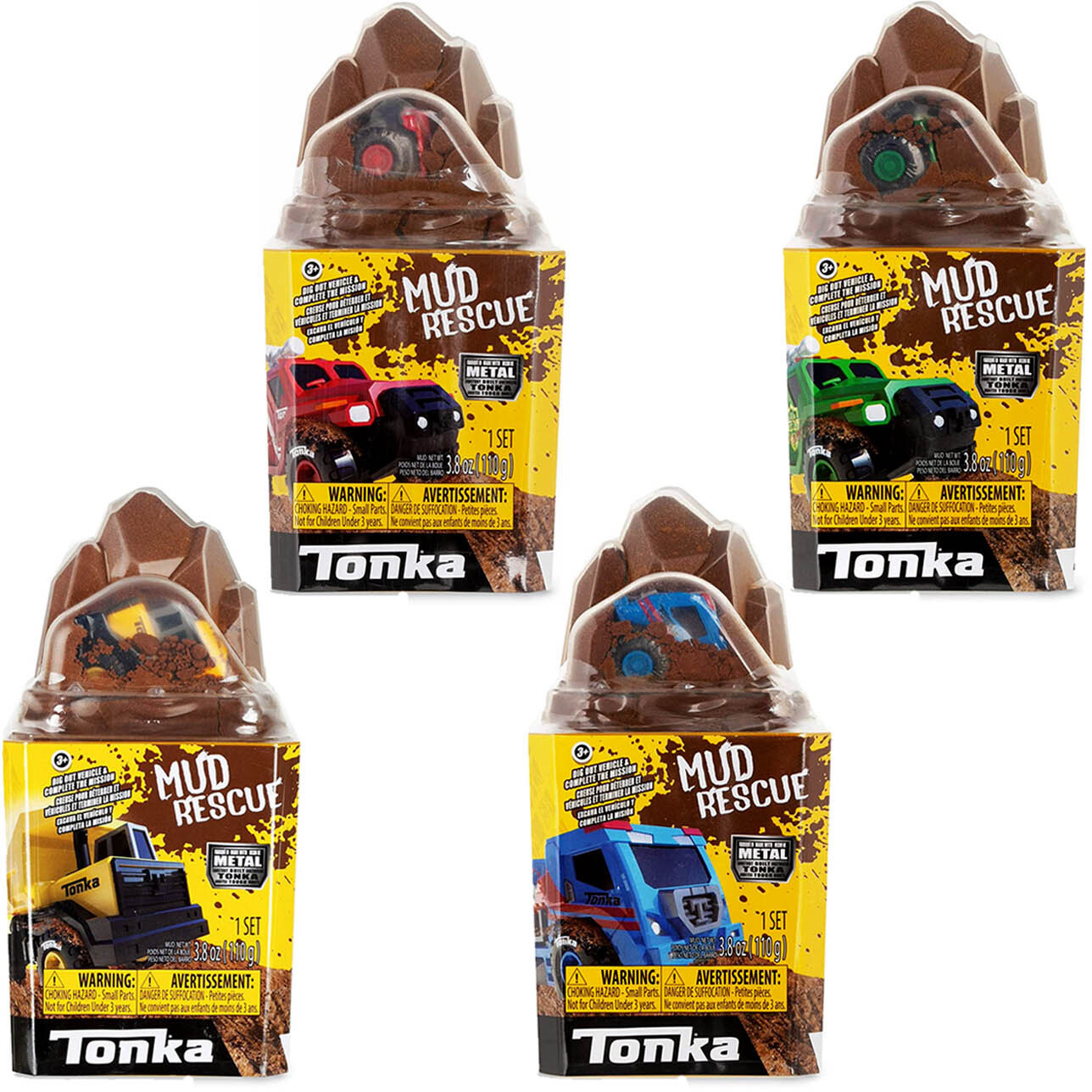 Tonka Pojazd Niespodzianka w Błocie Metal Movers 06050 ** KUP Z DOSTAWĄ TEGO SAMEGO DNIA DO NAJWIĘKSZYCH MIAST ** 0000044625