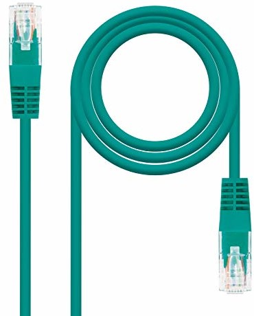 Nano Cable Nanocable 10.20.0102-GR kabel sieciowy RJ45, Cat5e UTP AWG24, zielony, 2.0 mts