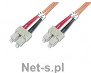 Digitus Professional Professional Patchcord światłowodowy SC/SC duplex MM 50/125 OM2 3m